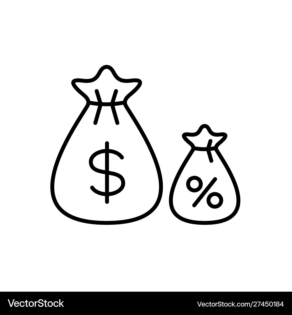 Funds Growth Investment Concept Vector Image