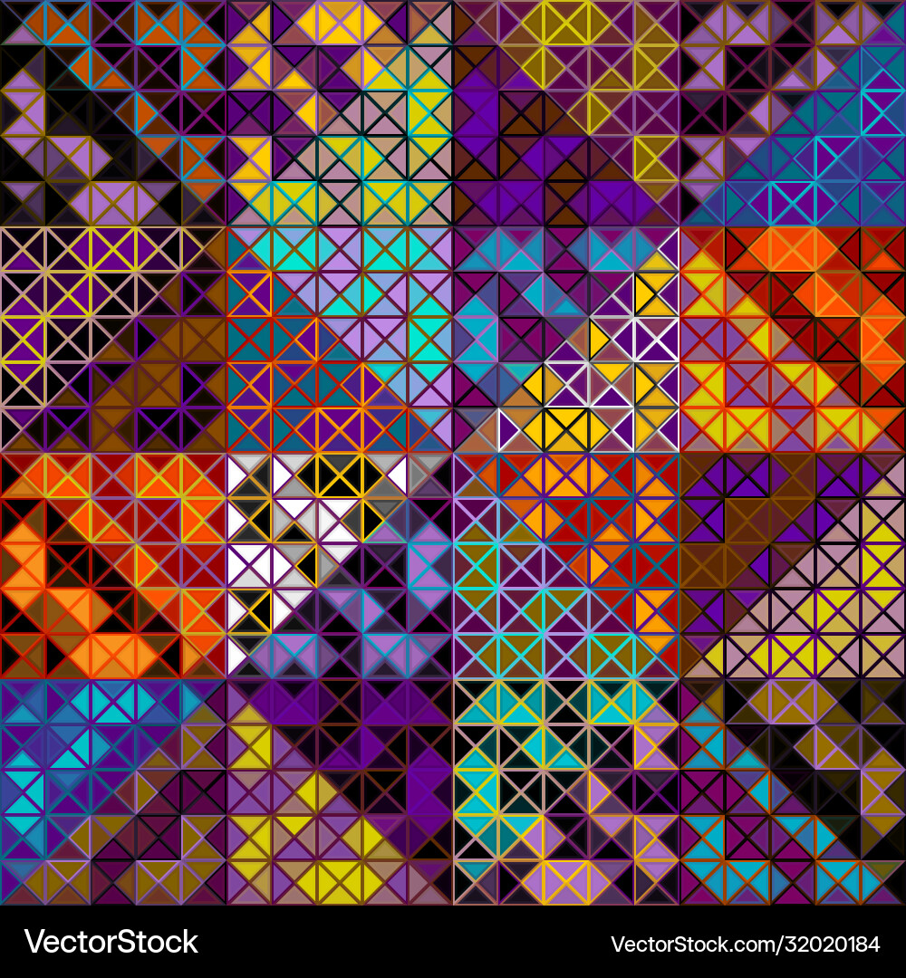 Geometric abstract pattern in low poly style Geometric abstract pattern in low poly style vector image