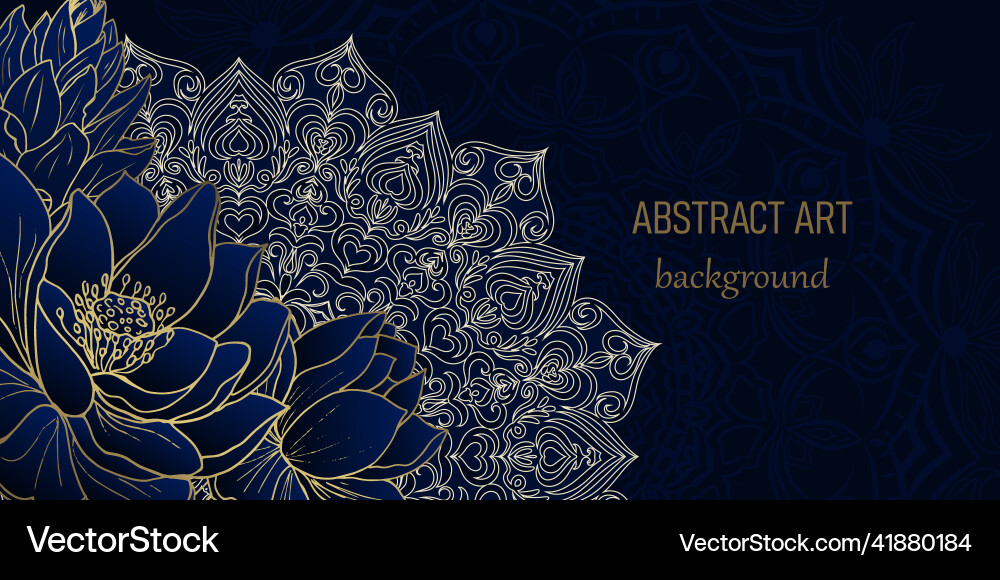Luxus Mandala Hintergrund mit goldenem Muster Luxus Mandala Hintergrund mit goldenem Muster vektorbild