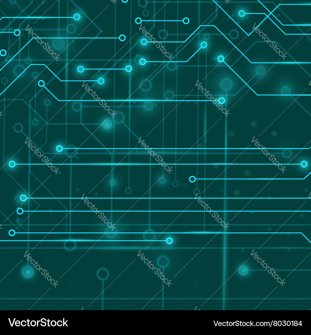Modern computer technology background vector image