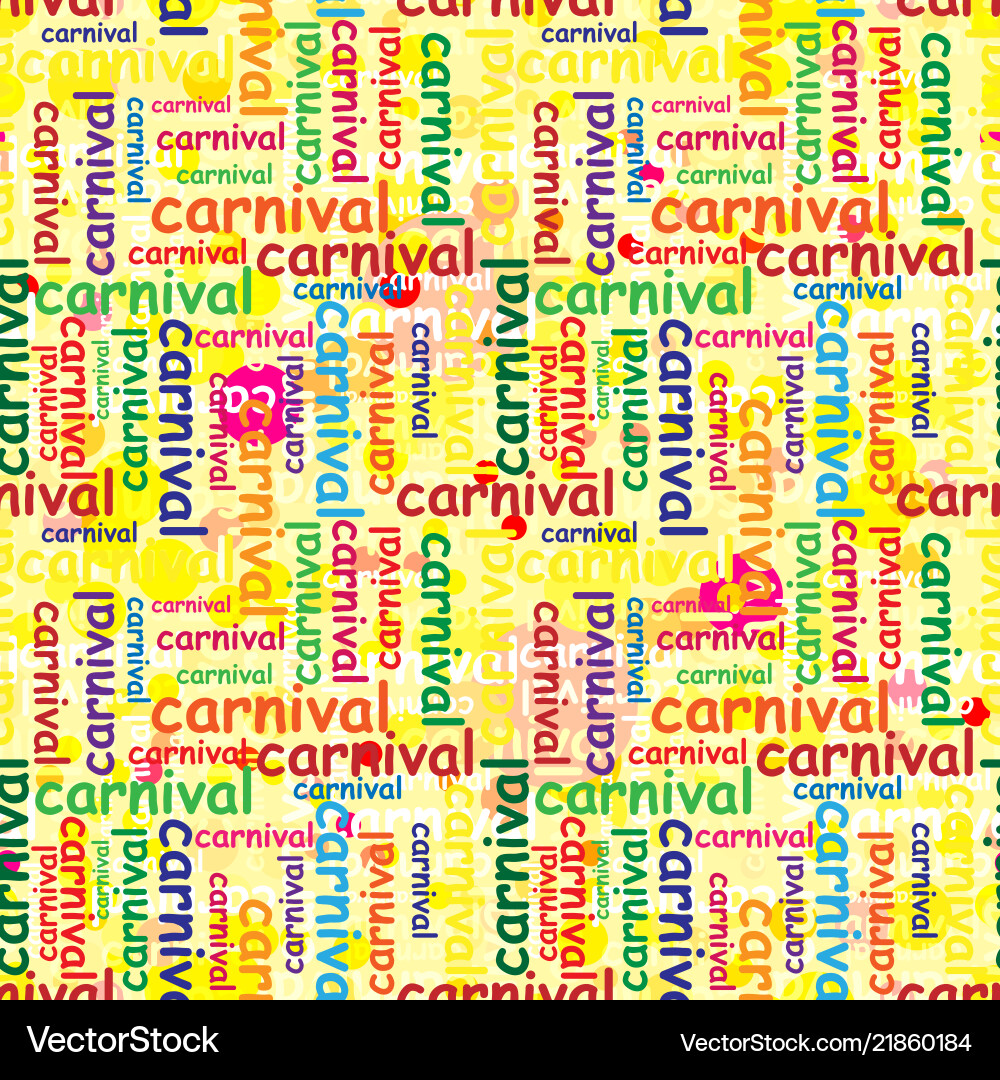 Seamless repeating pattern with colored carnival Vector Image