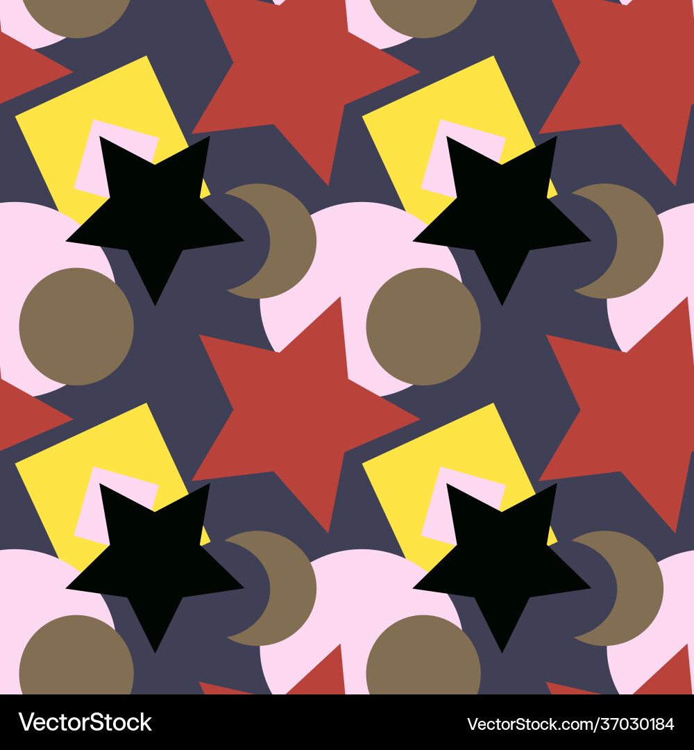 Seamless texture pattern on a square background vector image