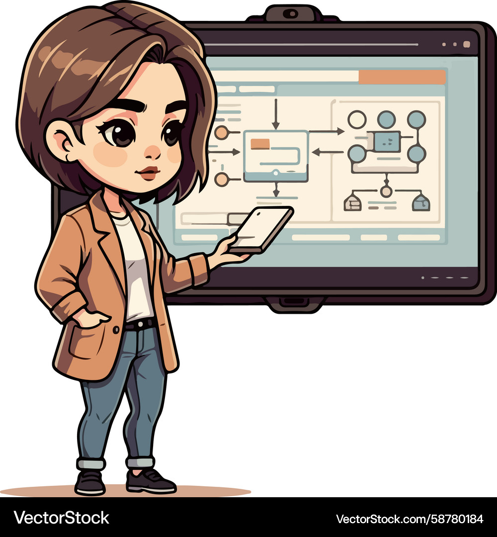 Software Developer Technology Vector Image