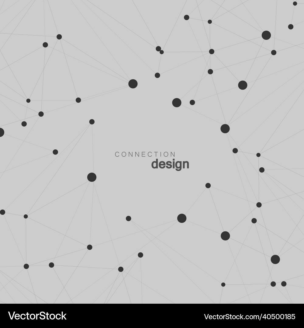 Abstract connect polygonal network background Abstract connect polygonal network background vector image