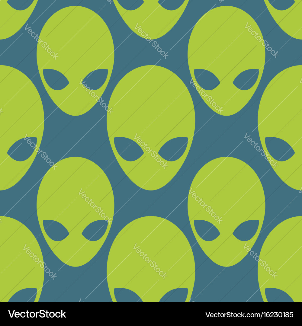 Alien Space Invaders Pattern vector image