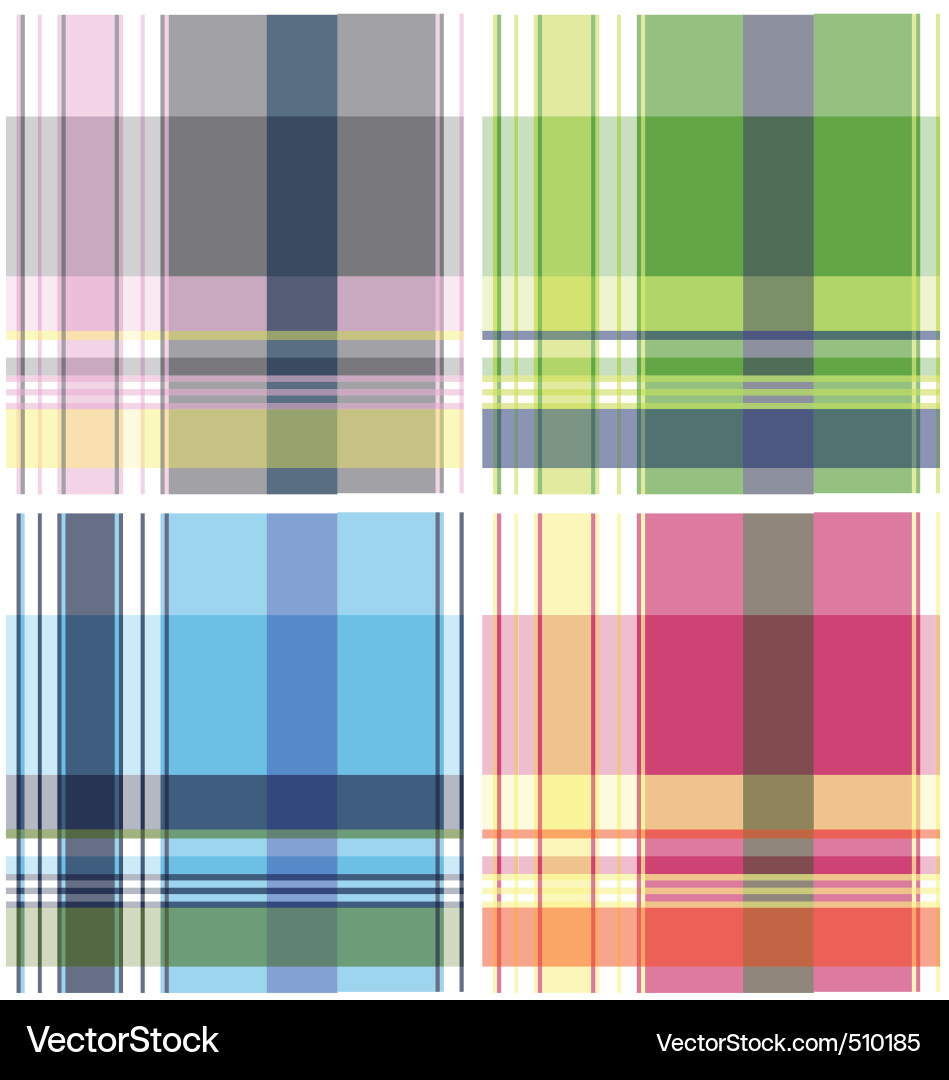 Checkerboard Pattern Collection vector image