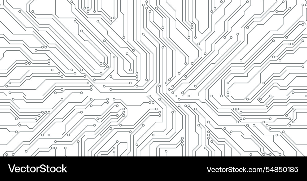 Digital Circuit Background Vector Image