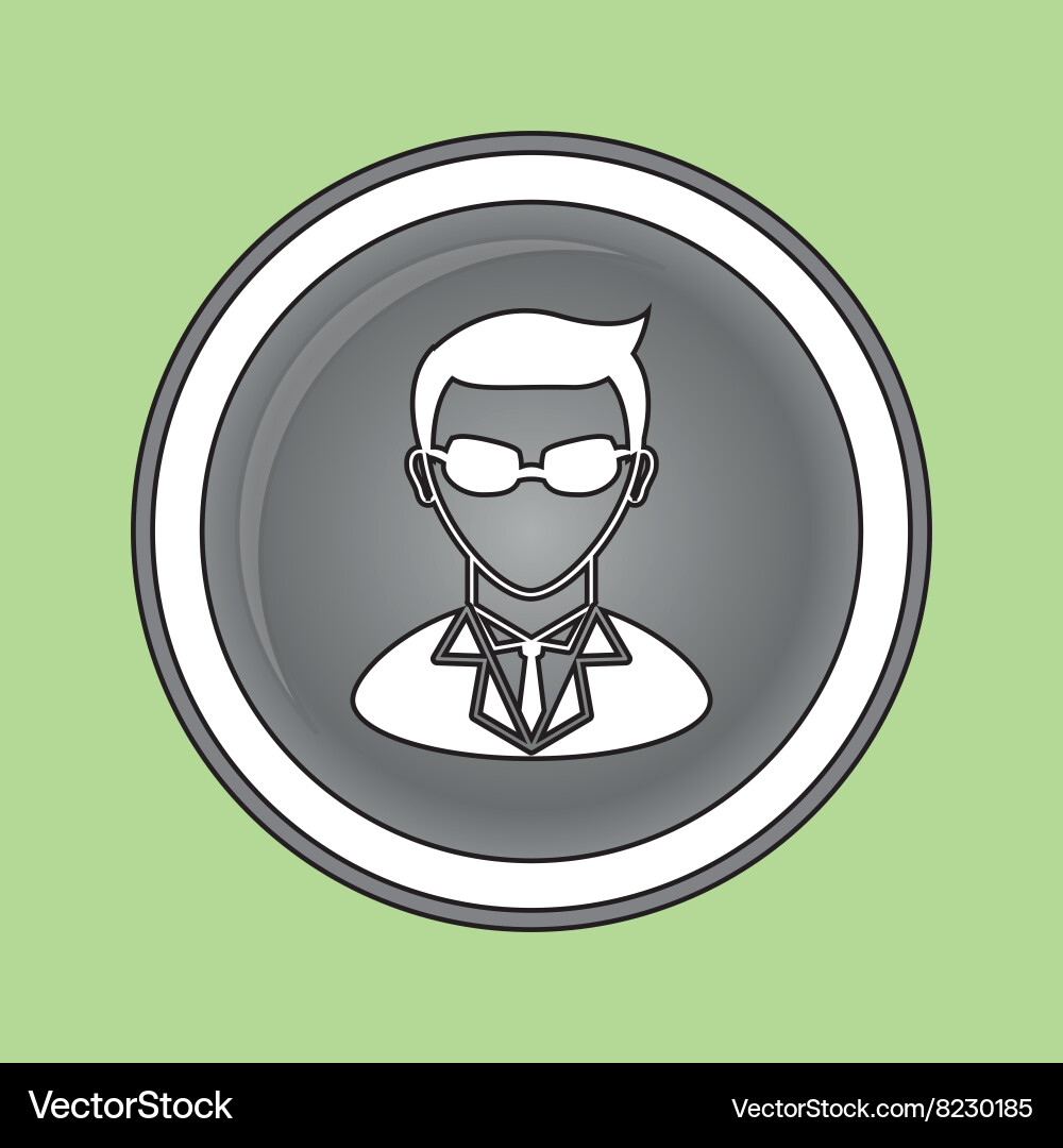 Hacker icon design vector image