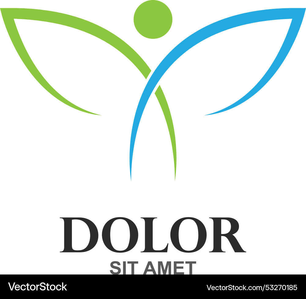 Healthy life logo Healthy life logo vector image