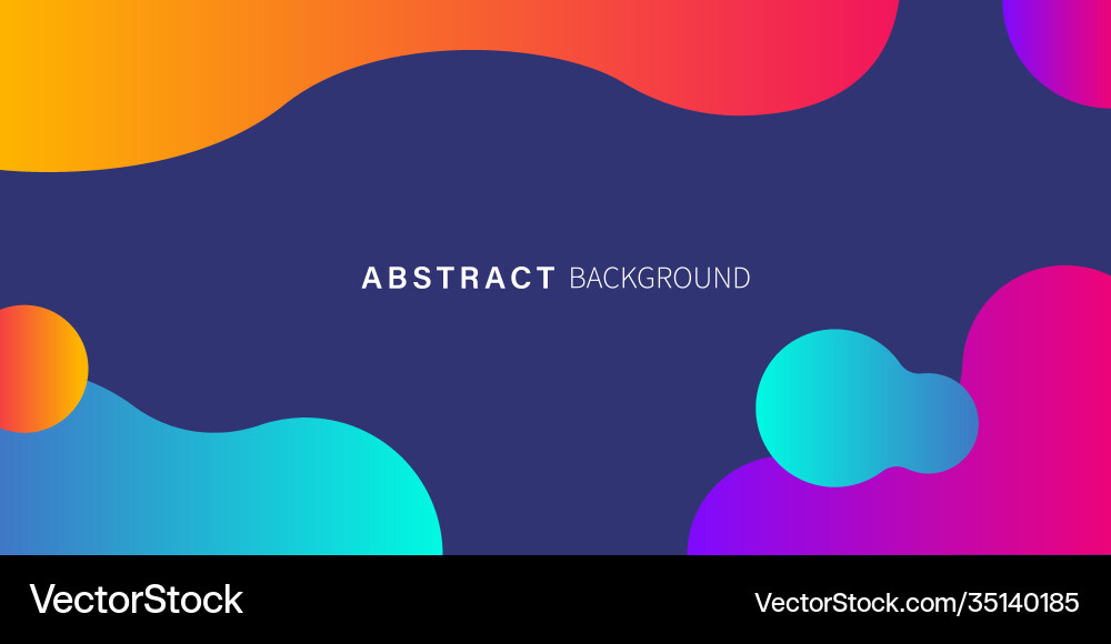 Liquid gradient abstract isolated web Liquid gradient abstract isolated web Vector Image