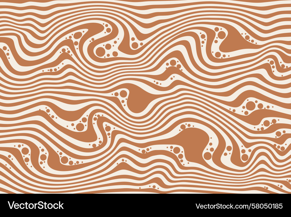 Peanut butter background with swirl texture Vector Image