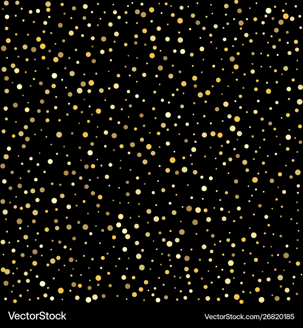 Shiny Hintergrund Gold fliegen Punkte Konfetti Magie Shiny Hintergrund Gold fliegen Punkte Konfetti Magie vektorbild