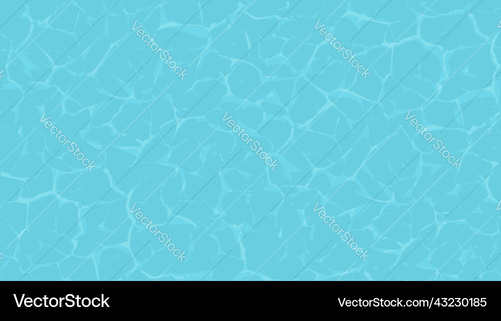 Swimming pool water surface with ripples Vector Image