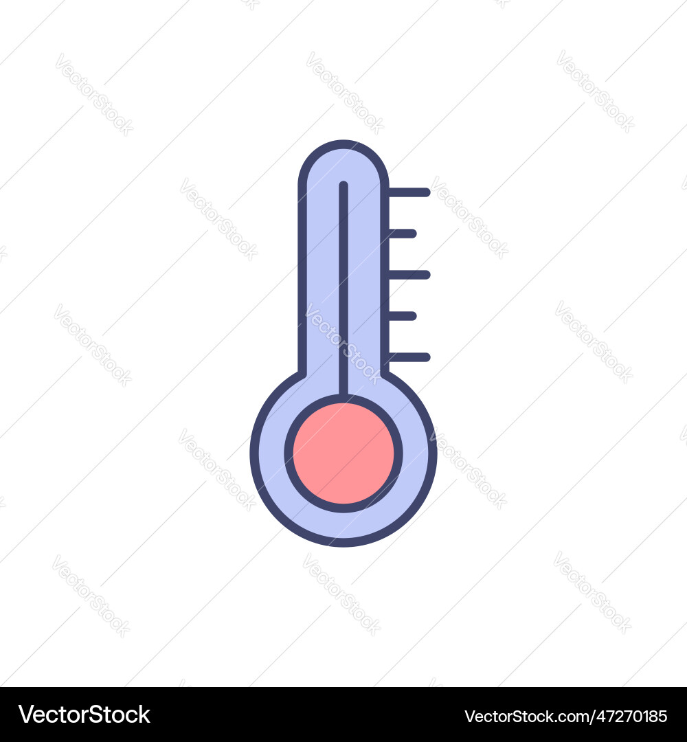 Thermometer-Symbol Thermometer-Symbol Vektorbild