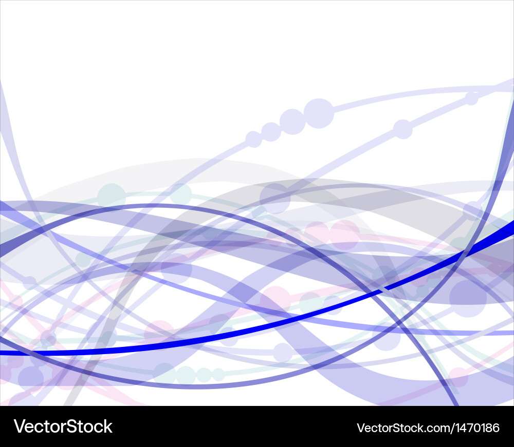 Abstract molecular structure background vector image