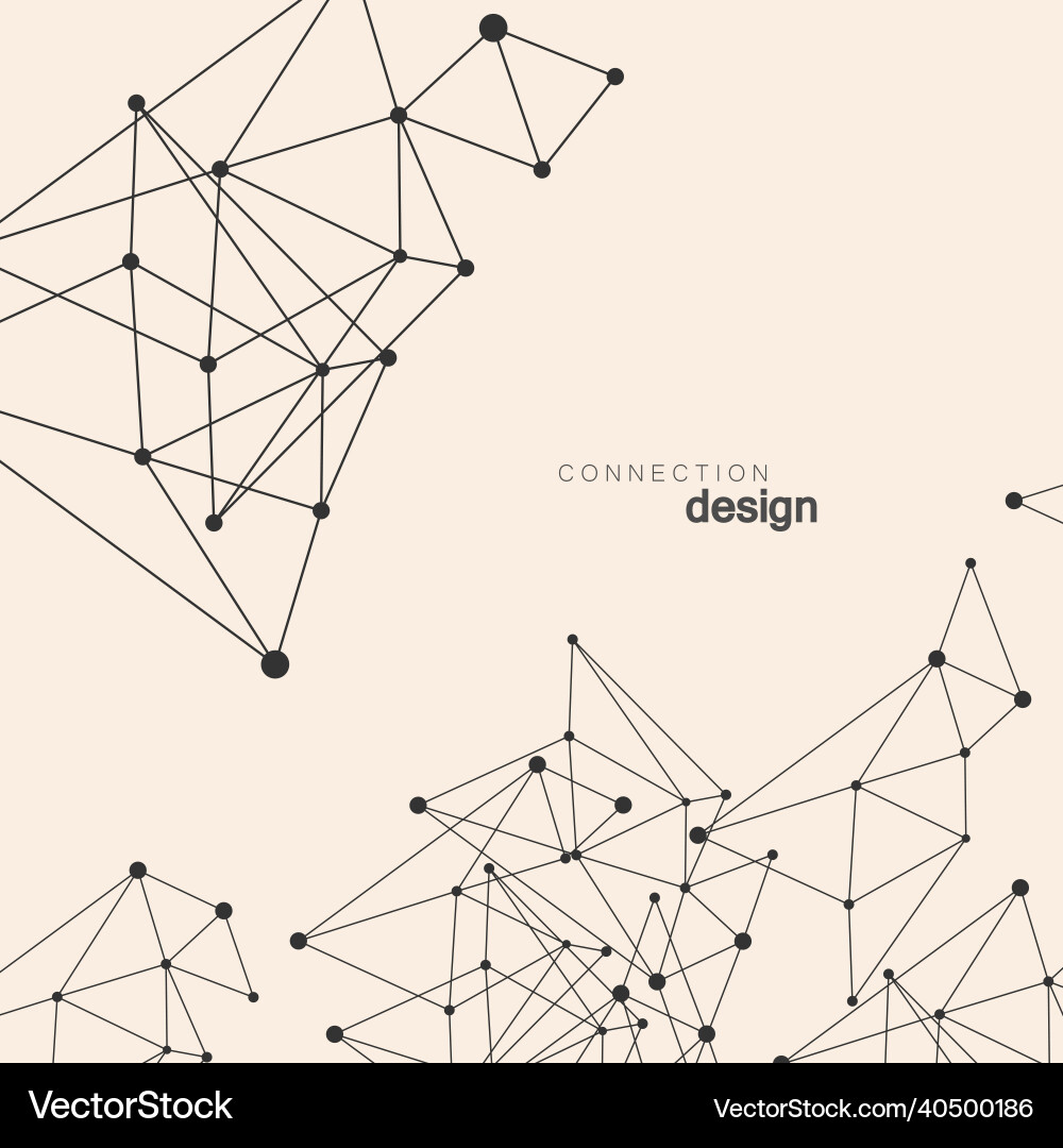 Abstract network background with dots and lines Abstract network background with dots and lines vector image