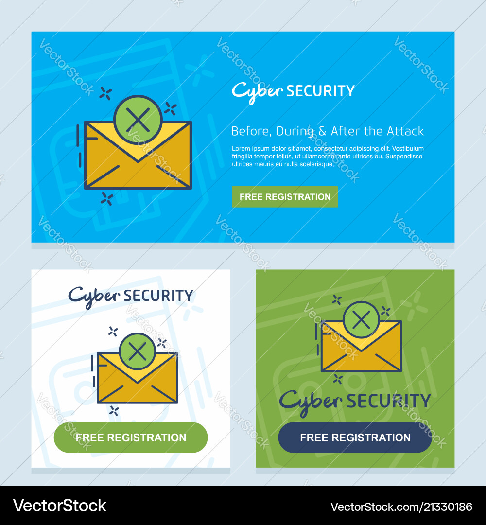 Cyber security design with elegant style Vector Image