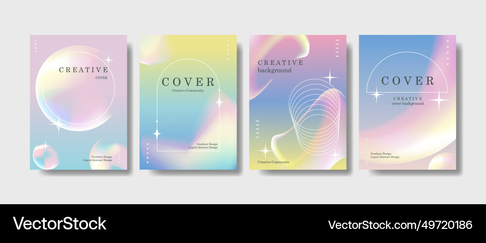 Fluid gradient background Vector Image