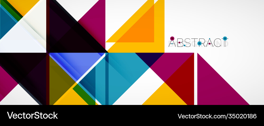 Geometric abstract background techno color Geometric abstract background techno color vector image