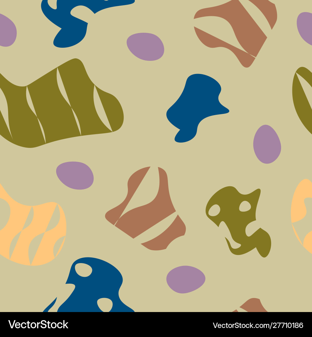 Seamless abstract pattern spots different Seamless abstract pattern spots different vector image