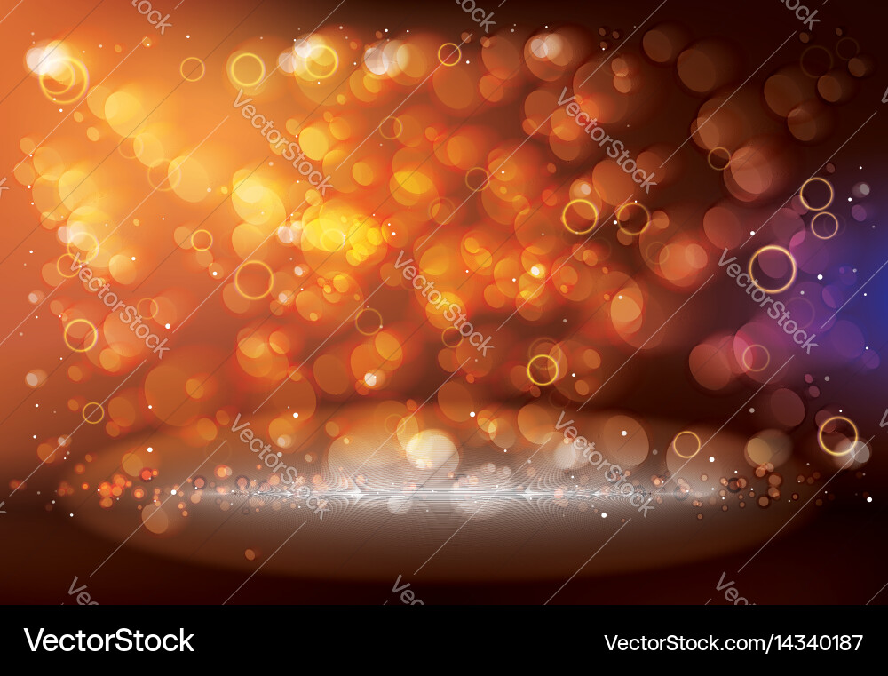 Abstract bokeh background vector image