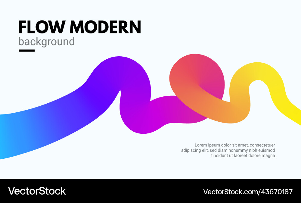 Abstract gradient color poster background modern Abstract gradient color poster background modern vector image