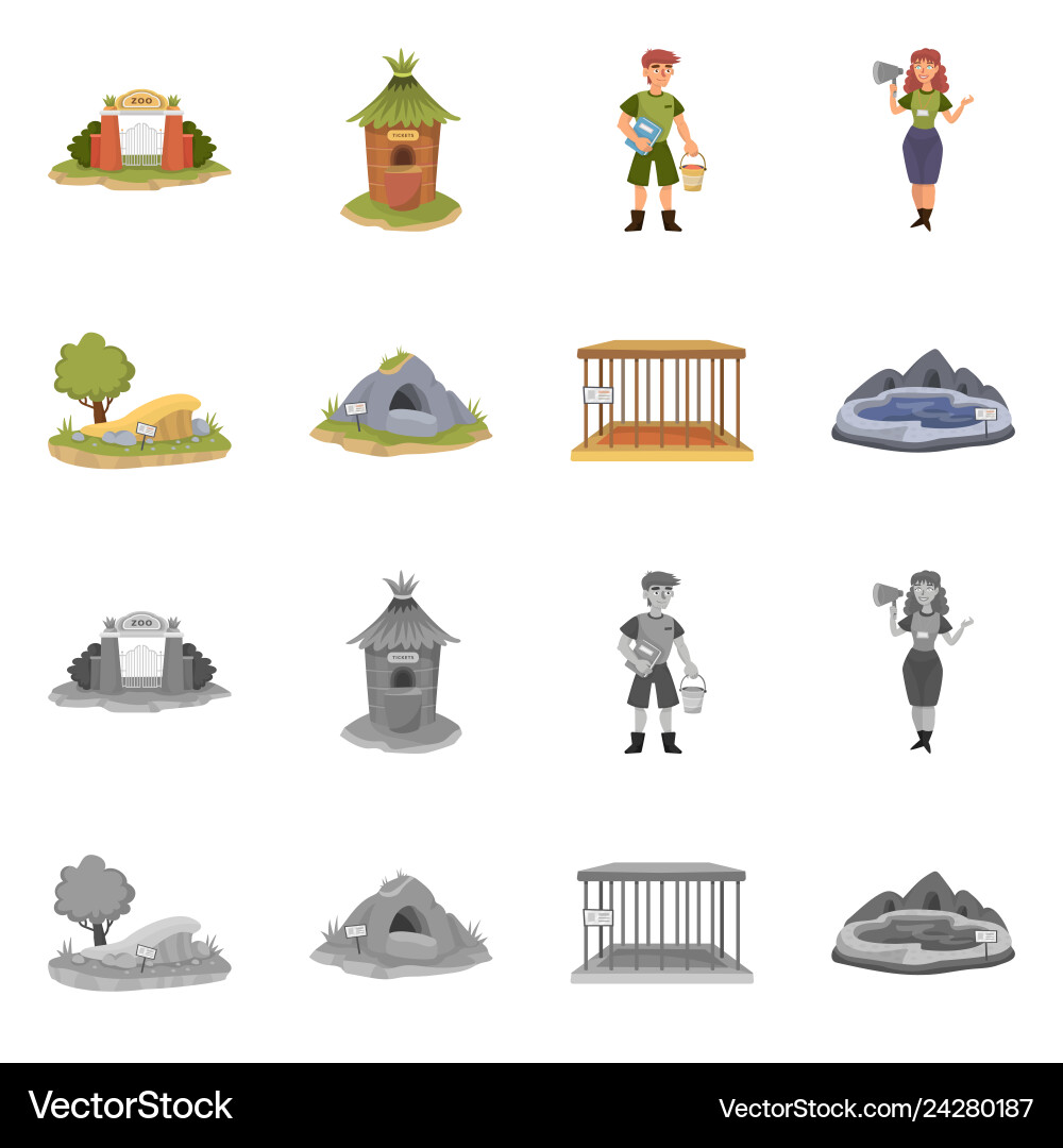 Isolated object of nature and fun symbol Isolated object of nature and fun symbol vector image