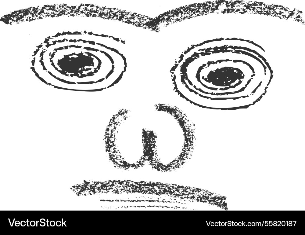 Lustiger Clown Quadrat Emoji Gesicht Comic Avatar Lustiger Clown Quadrat Emoji Gesicht Comic Avatar vektorbild