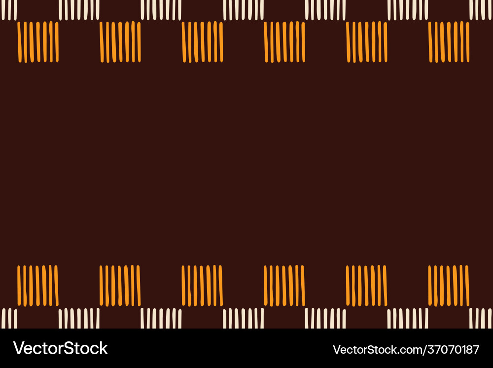 Seamless horizontal border pattern with hand Seamless horizontal border pattern with hand vector image