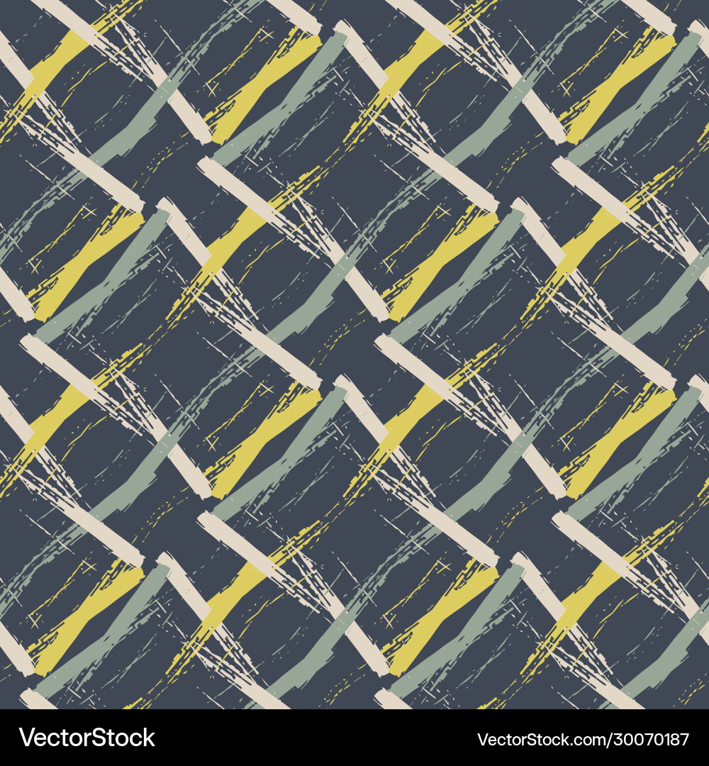 Wicker weave dense seamless pattern Wicker weave dense seamless pattern vector image