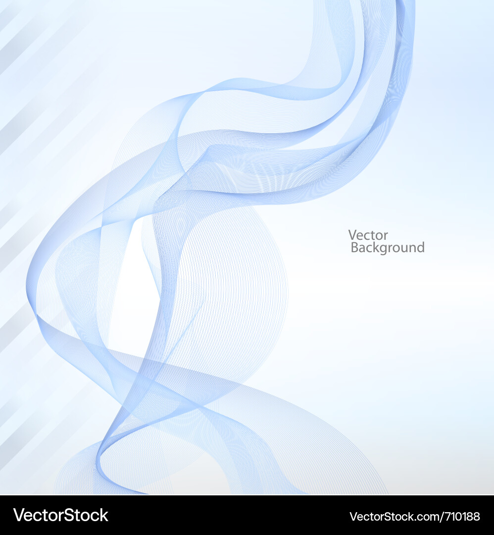 Abstract Ribbon Swirl Background Vector Image