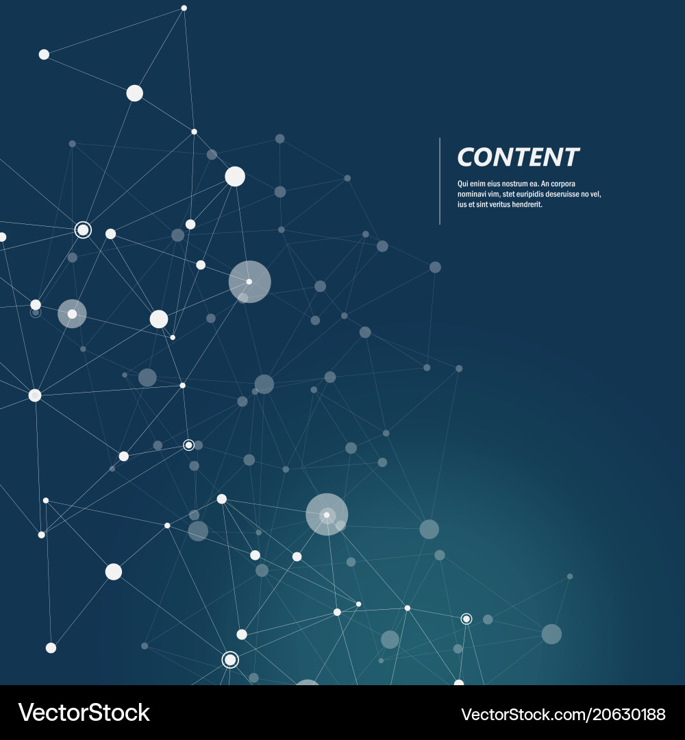 Background with connection polygonal shapes Background with connection polygonal shapes vector image