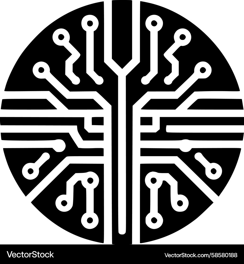 Circuit Tree Network Symbol Vector Image