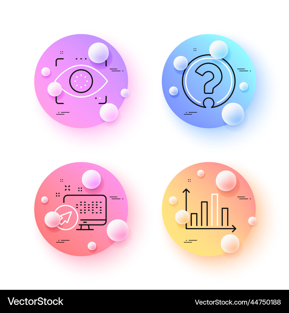 Diagram graph web system and eye detect minimal Diagram graph web system and eye detect minimal vector image