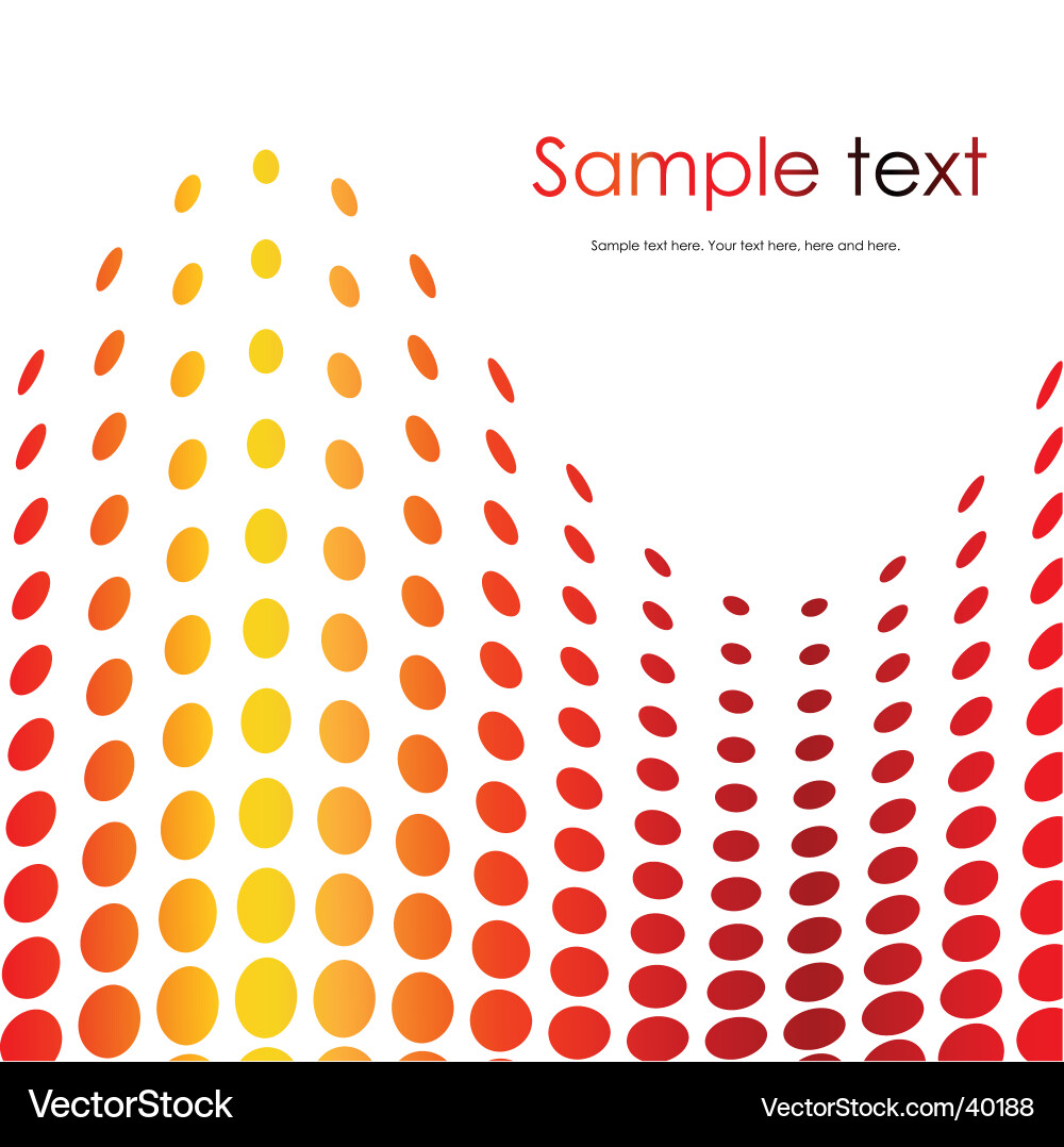 Dynamic Halftone Pattern Vector Image
