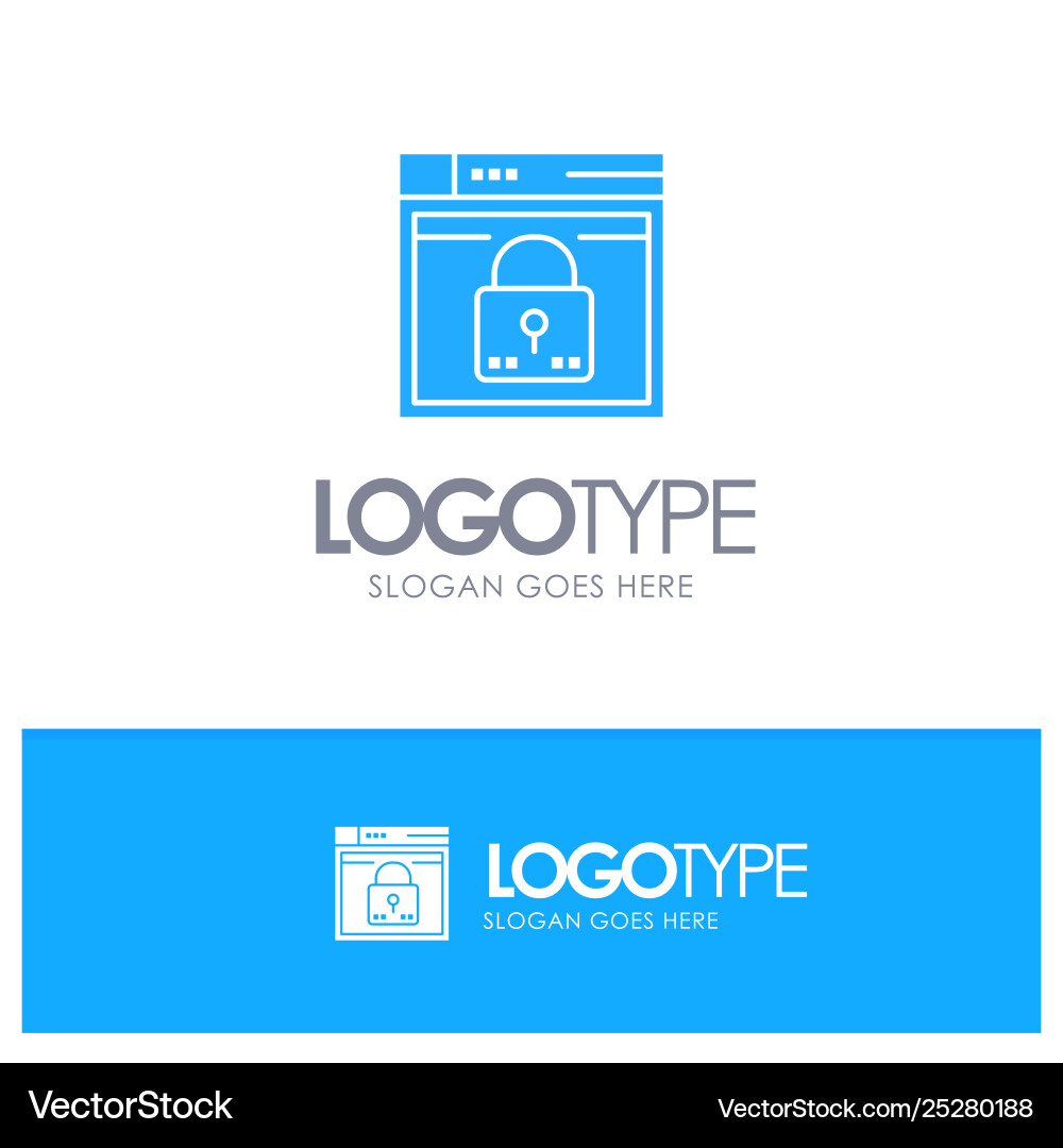 Login sichere Web-Layout Passwort Schloss blau fest Login sichere Web-Layout Passwort Schloss blau fest vektorbild