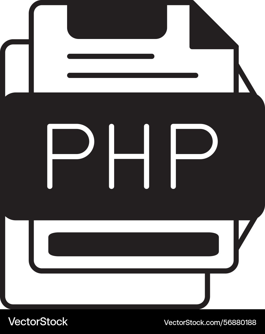 Php icon vector image