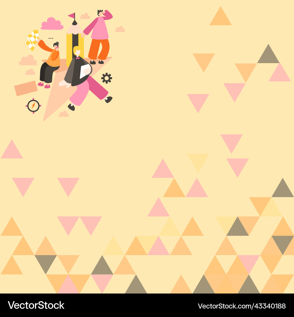 Three employees working separate assignments Three employees working separate assignments Vector Image
