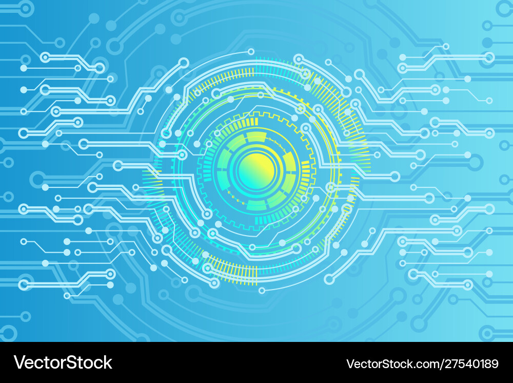Abstract colorful circuit board background Abstract colorful circuit board background vector image