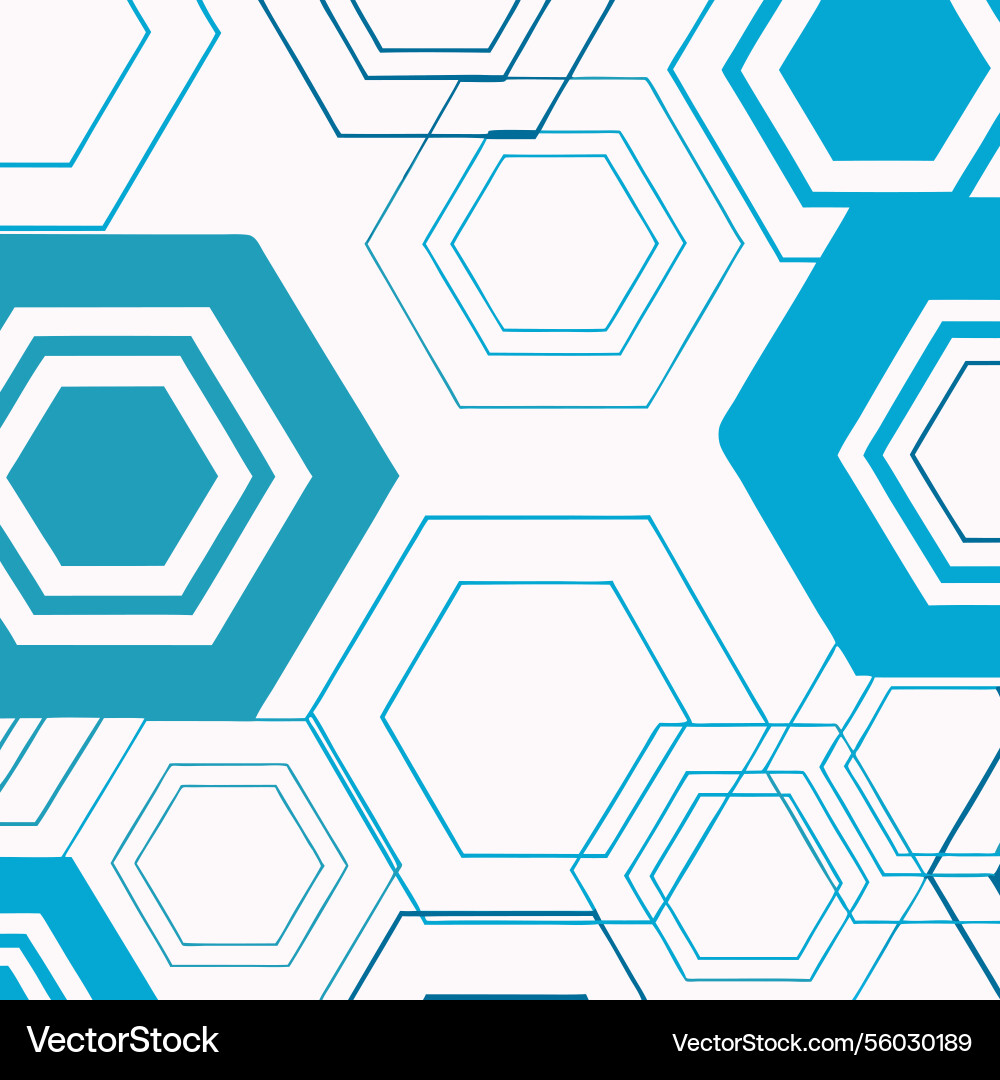 Abstract geometric hexagon pattern background Abstract geometric hexagon pattern background vector image