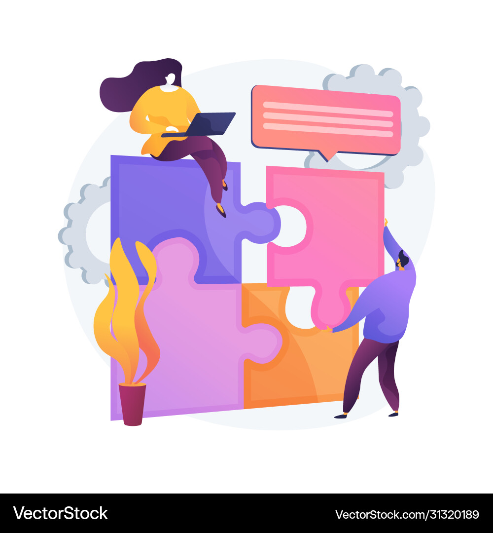 Design structure matrix abstract concept Design structure matrix abstract concept vector image