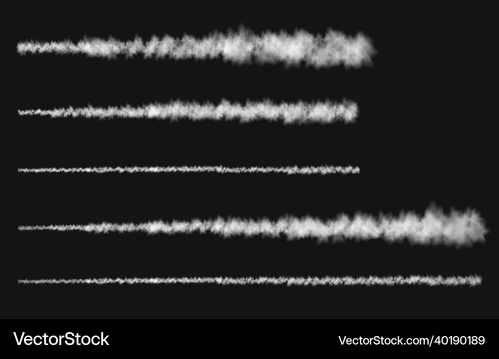 Plane track isolated on transparent background Vector Image