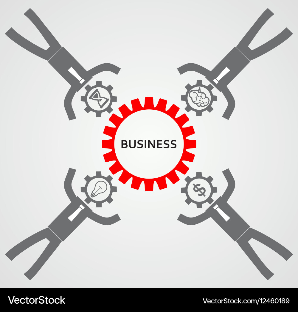 Teambuilding concept Royalty Free Vector Image
