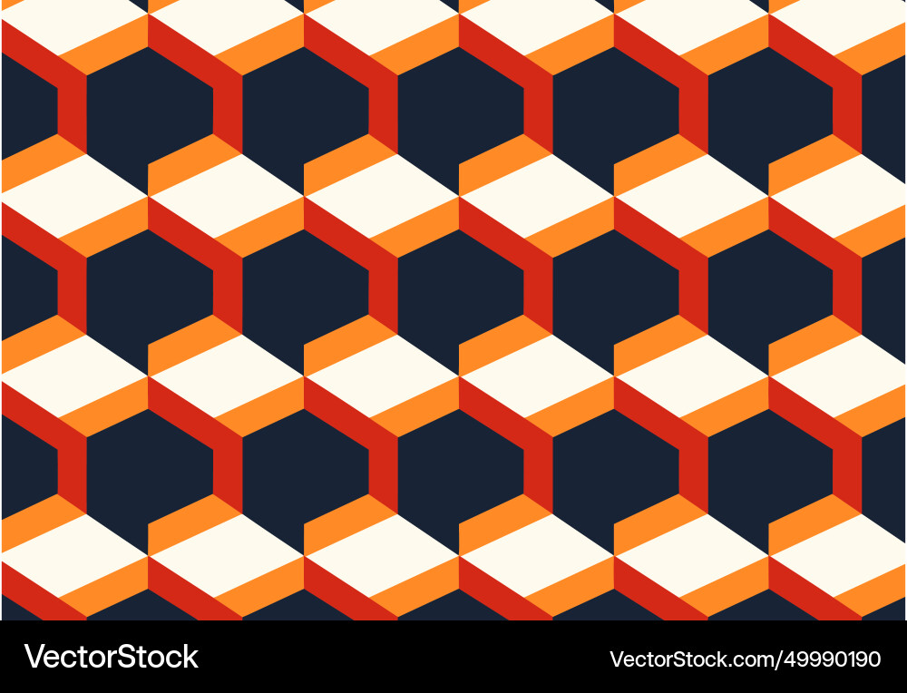 Abstract hexagonal pattern stock Vector Image