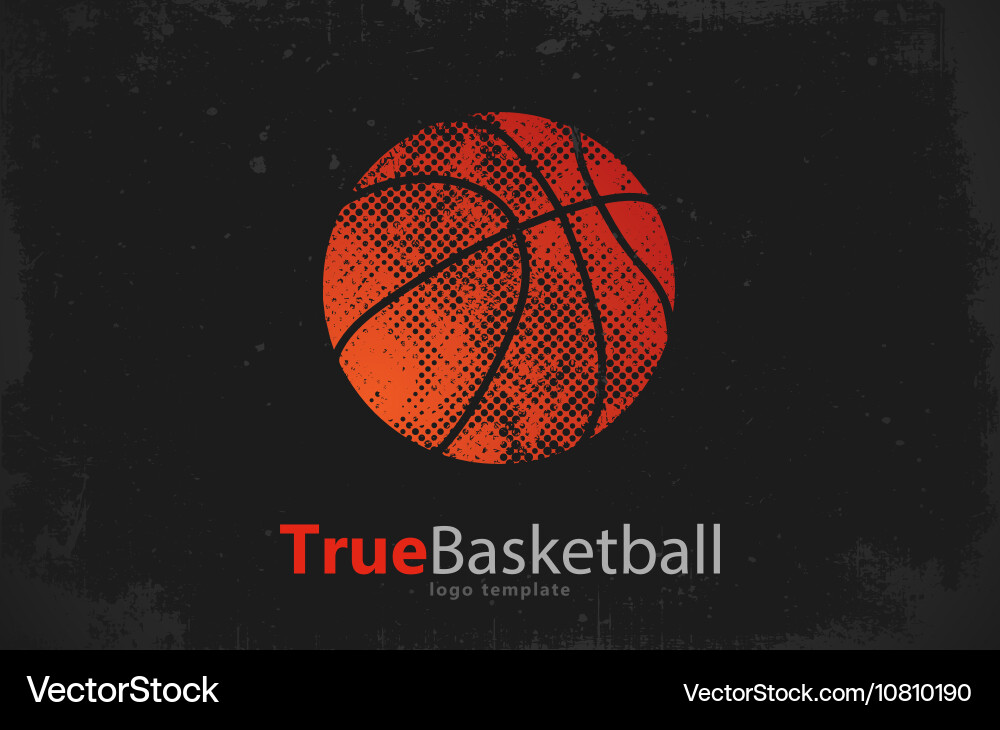 Basketball Sport Logo Template Vector Image