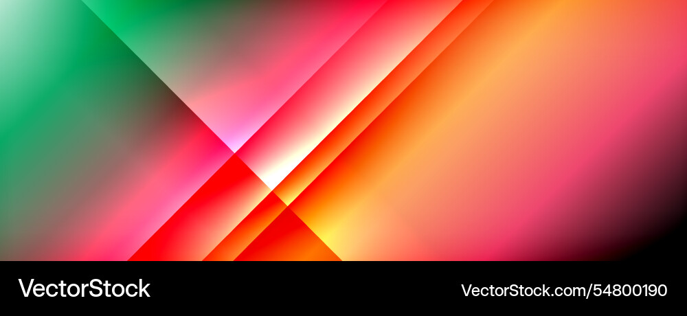 Dynamic shadow lines with gradient colors Vector Image