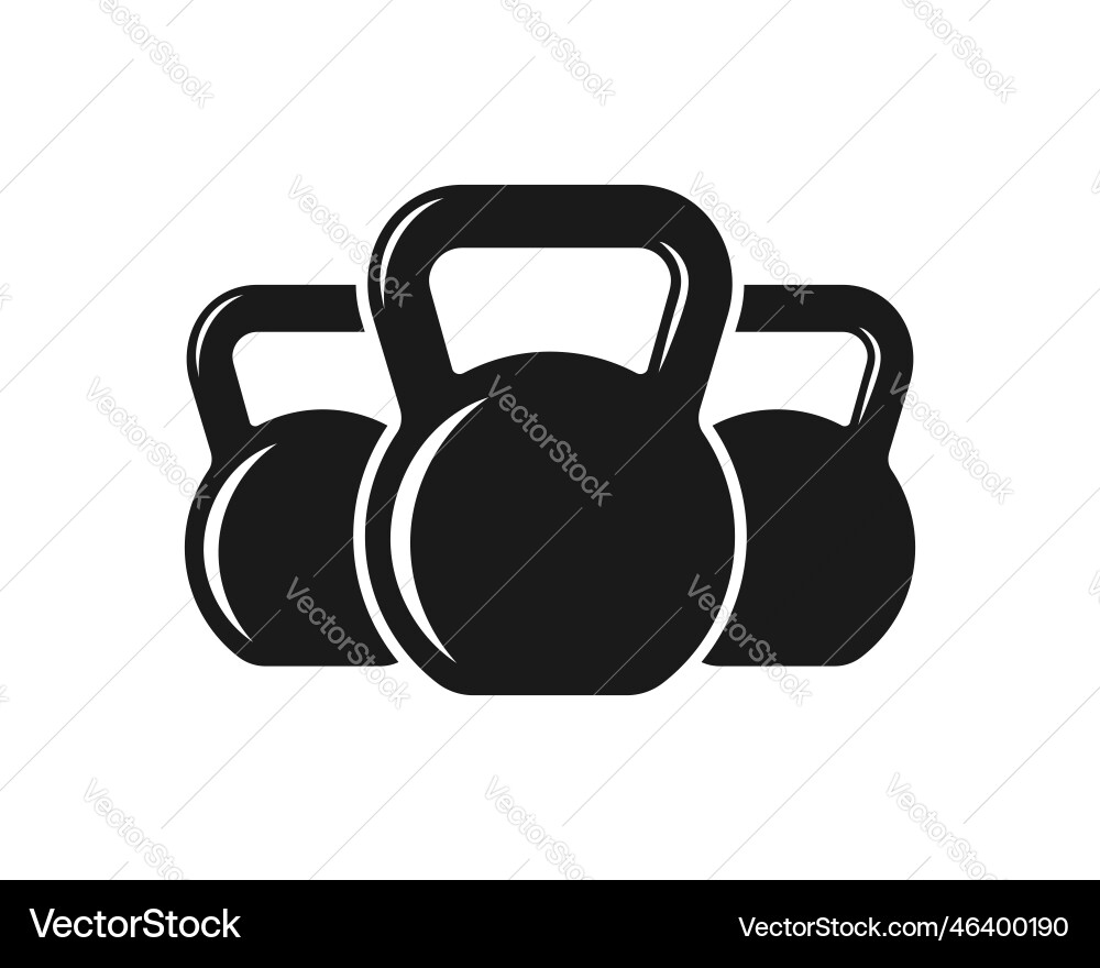 Kettlebells Royalty Free Vector Image - VectorStock