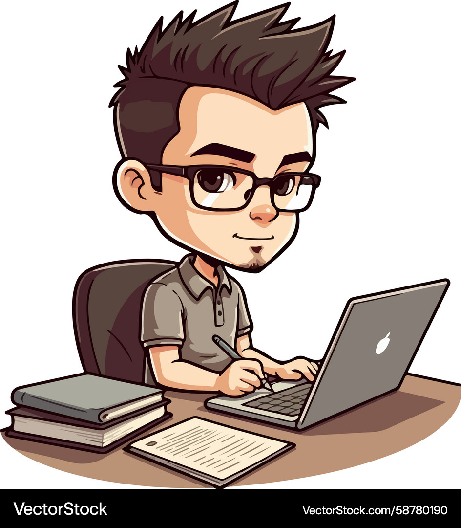 Software Developer Technology Vector Image