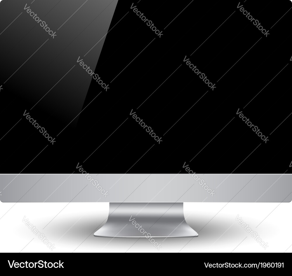 Computer display vector image