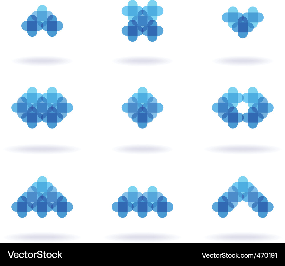Design elements Vector Image